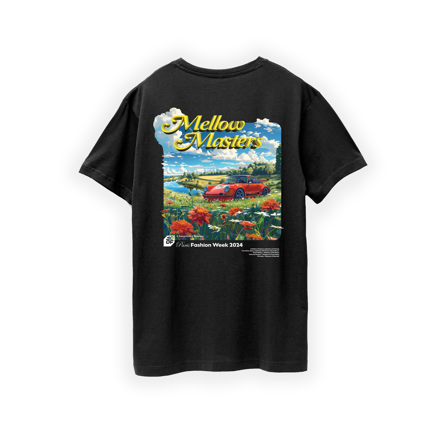 'Motorsports and Sunny Days' Tee Black